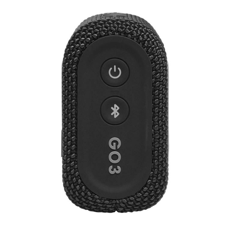 JBL Go 3 Portable Waterproof Wireless Speaker - Black