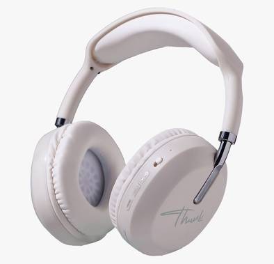 Pawa Thunk Overear Wireless Stereo Headphone HiFi Sound Quality - Off-White