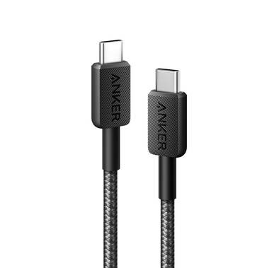 Anker 322 USB-C to USB-C Cable [Braided] 3ft | Black