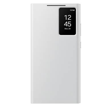 Samsung S24 Ultra Smart View Wallet Case - White