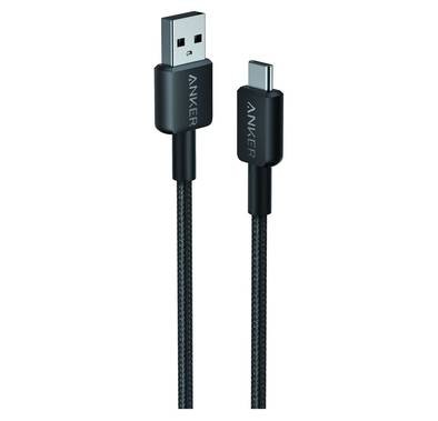 Anker 322 USB-A to USB-C Cable [Braided] 6ft | Black