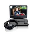 Lenco DVP-947 Portable Bluetooth DVD Player 9" Screen with Headphones | Black