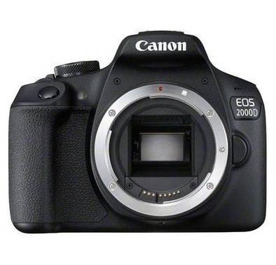 Canon EOS 2000D with III SLR Camera Lens Kit | Black