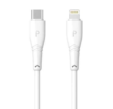 Pawa Type-C to Lightning PVC Cable 27W Quick Charging 1.2m - White