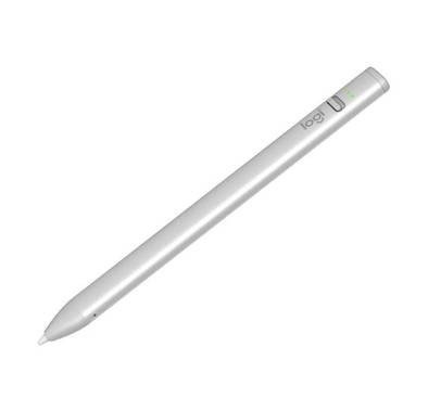 قلم رصاص رقمي من Logitech Crayon (USB-C) لجهاز iPad (جميع موديلات 2018 والإصدارات الأحدث) - فضي