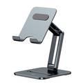 Desktop Biaxial Foldable Metal Tablet Stand | Baseus |  Gray