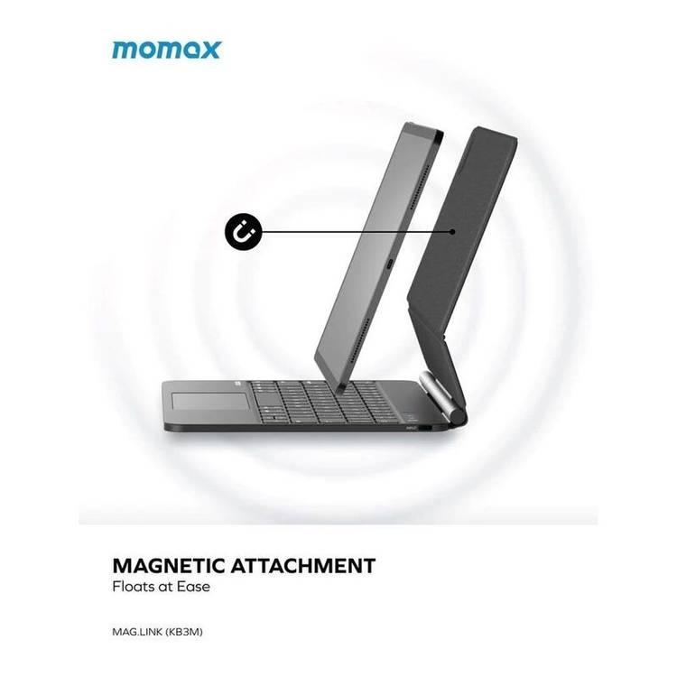 Momax Mag.Link Wireless Magnetic Keyboard | iPad Pro/Air 11-Inch - Space Gray