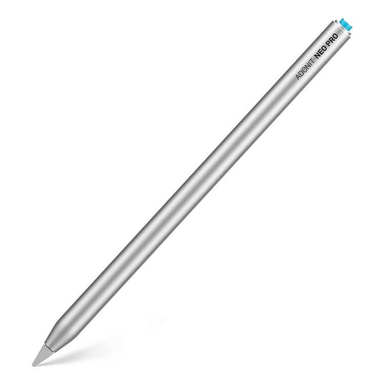 Adonit Neo Pro Stylus For All iPads Magnetically Attachable | Silver