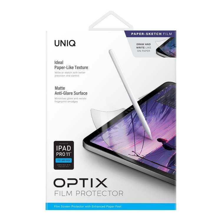 واقي شاشة UNIQ Optix Paper-Sketch Film - iPad Pro 11 (1-3rd Gen/Air 10.9) - صافي