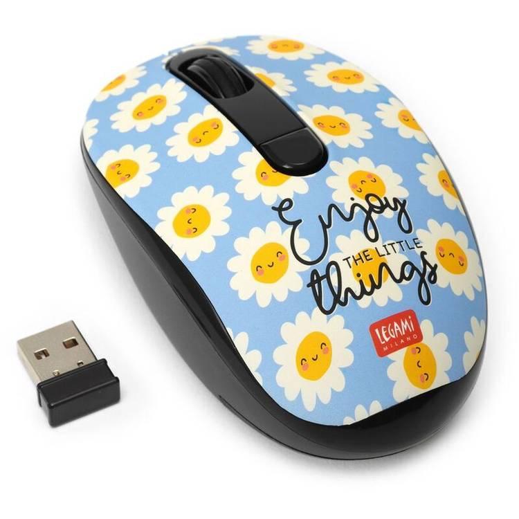Legami Wireless Mouse with USB Receiver | Daisy