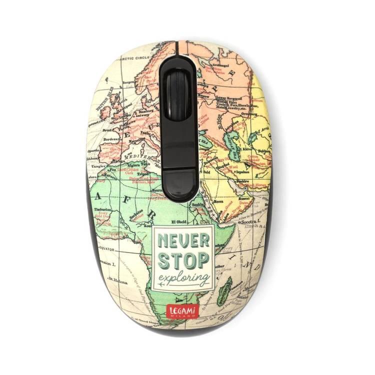 Legami Wireless Mouse with USB Receiver | Travel