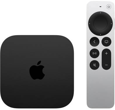 Apple TV 4K، واي فاي + إيثرنت (الجيل الثالث) - أسود