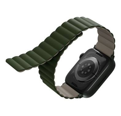 حزام ساعة أبل المغناطيسي ذو الوجهين من يونيك ريفيكس - أخضر
