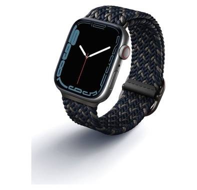 حزام ساعة Apple Watch من Uniq مضفر Aspen Designer Edition - أزرق
