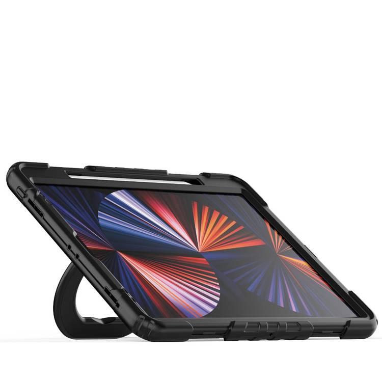 Green Lion Trio Shield iPad Case For iPad 12.9" - Black
