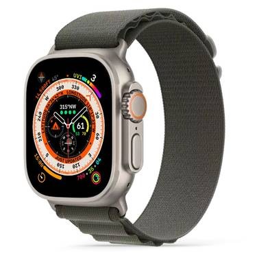 HYPHEN Watch Strap Nylon Loop for Apple Ultra (Medium) - Green