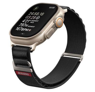SkinArma Kobu Apple Watch Ultra Strap - Black