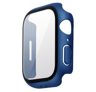 Uniq Legion Case with 9H Tempered Glass Screen Protection for Apple Watch - Cobalt - 45 MM