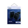 UNIQ Glase Case Dual Pack For Apple Watch Series 7  45mm - Clear/Smoke