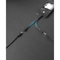 Porodo Lightning Connector Audio & Charge Adapter - Black - 12 cm