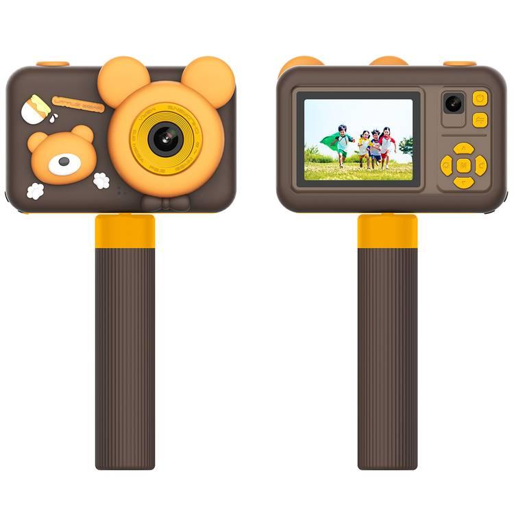 Porodo Kids Digital Camera With Tripod Stand - Brown