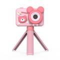Porodo Kids Digital Camera With Tripod Stand - Pink