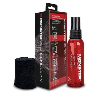 MSC Screen Cleaner with Microfiber Cloth - Red