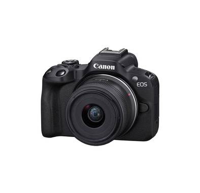 Canon EOS R50 Mirrorless Camera  RF-S 18-45mm f/4.5-6.3 IS STM Lens 