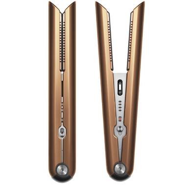 Dyson HS07 Corrale Straightener - Bright Copper/Nickel With Charging dock - Brown