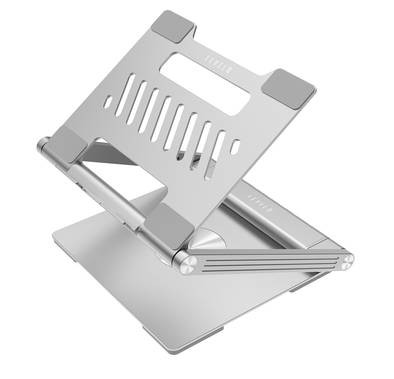 Levelo Aero Link Magnetic Design Laptop Stand - Silver