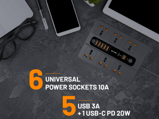 Multiport Universal Power Socket