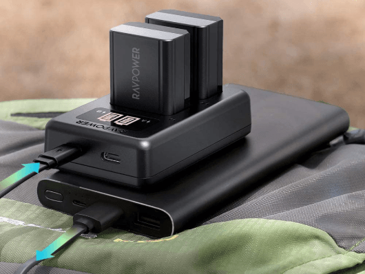 RAVPower Camera Battery Charger Set