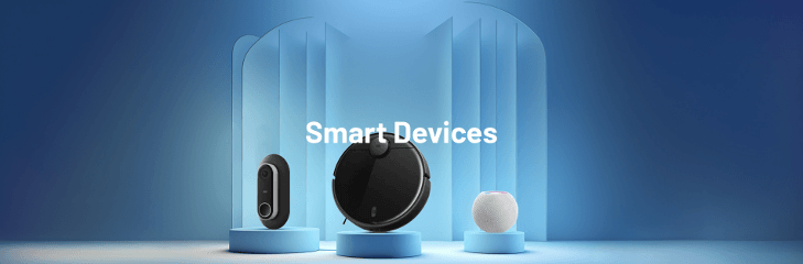 smart devices such as  smart keychains, smart doorbells, smart sockets etc.