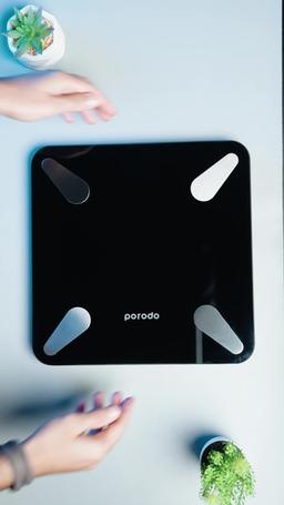 Porodo Lifestyle Bluetooth Smart Body Scale - Black