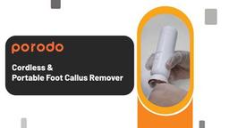 Porodo LifeStyle Mini Cordless & Portable Foot Callus Remover 5W 2000mAh - White