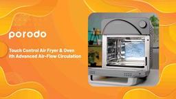 Porodo LifeStyle Dual Mode Touch Control Air Fryer & Oven 14.5L 1700W - Black